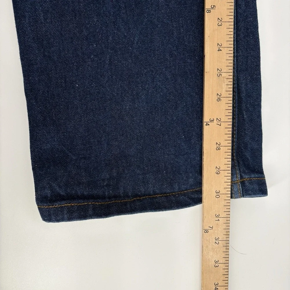 Vintage Rocawear Jeans 33x30 Dark Wash Baggy Loose Y2K Skater Hip Hop Streetwear